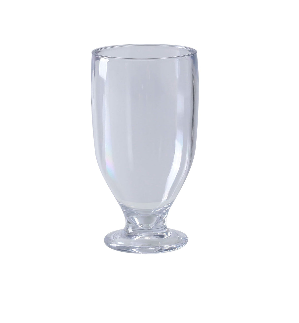 Yanco SM-12 Clear SAN Plastic Barware Glass, 12 Oz, 3" Diameter x 5-3/8" Height - Case of 24