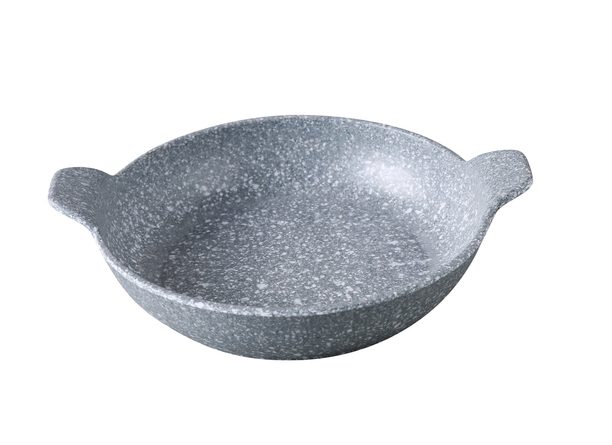 Yanco ST-709 - Plastic Bowl, 9"1/8 x 7"1/2 x 2"3/4, 25 oz Gray Melamine, Dishwasher Safe - 1 Dozen - Case of 24