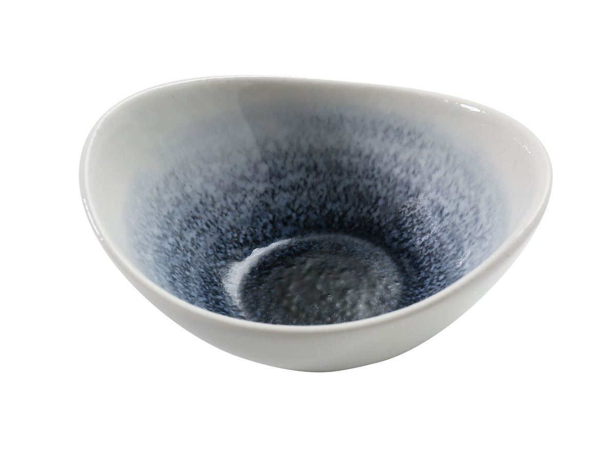 Yanco UN-605 Universe Fruit Bowl, Oval China Bowl, 5.25"W x 2.125"D x 4.5"H, 7 oz - Case of 36