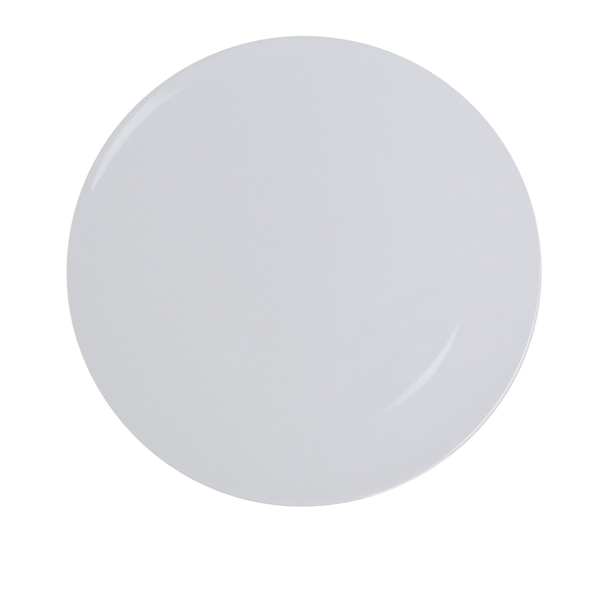 Yanco VE-109 Venice Pizza Plate, 9" Round Melamine Plate White, Dishwasher Safe, 8-9" Size - Case of 24