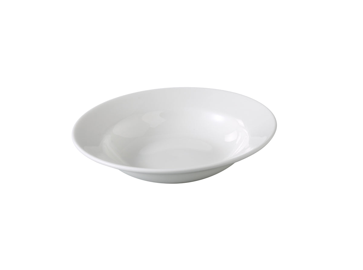 Yanco VS-504 Fruit Bowl, 2 Oz, 4 3/4" Dia x 1" H Round China, White Glazed, Safe - Case of 36