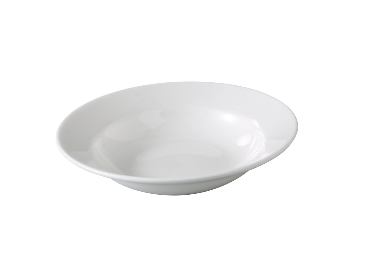 Yanco VS-505 Fruit Bowl, 5" Dia x 1" H, 5 oz, White China Glazed, Dishwasher Safe - Case of 36