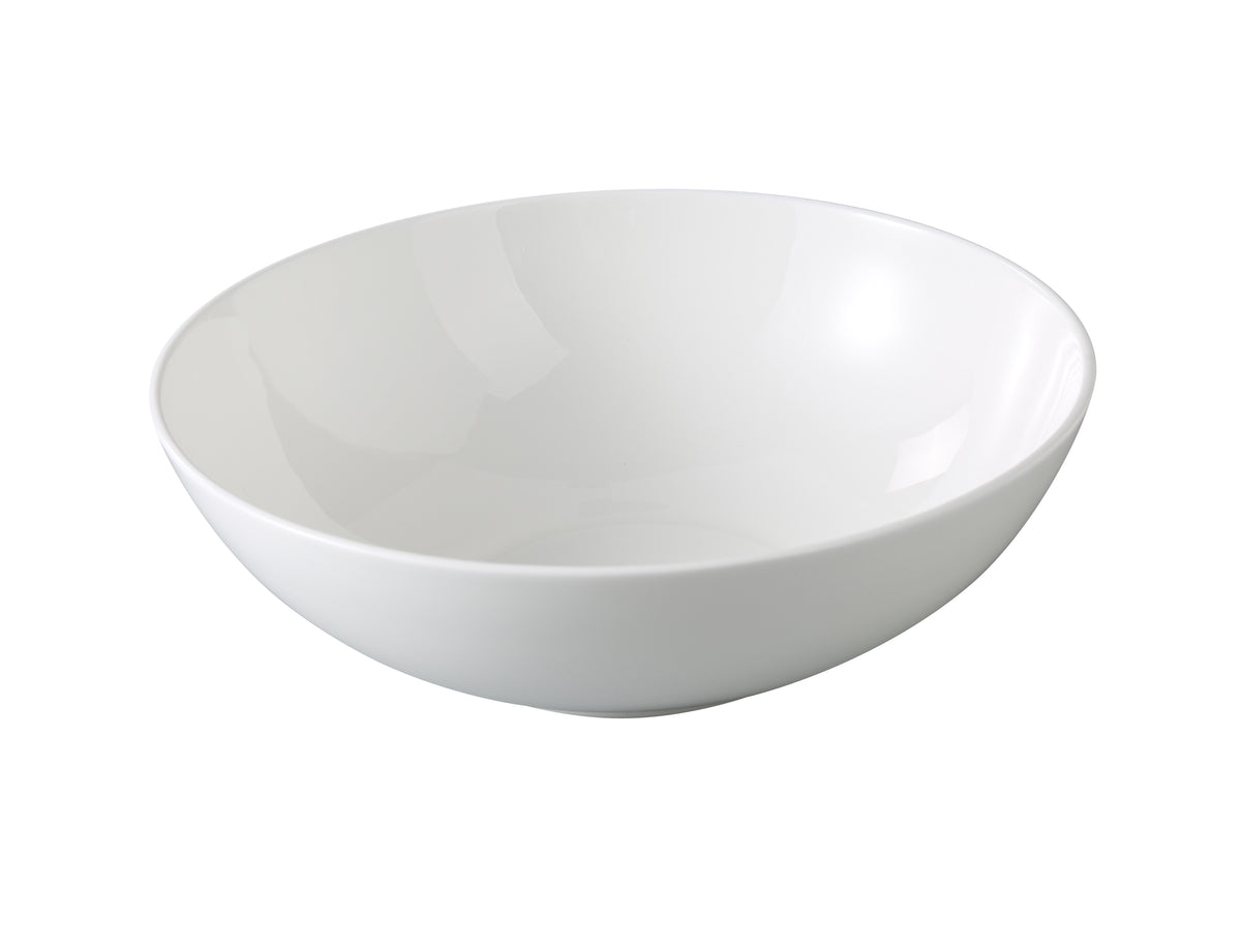 Yanco VS-508 - Ramen Noodle Bowl, 48 oz (1.5 Qt) 8" x 3" White China, Dishwasher Safe - Case of 12