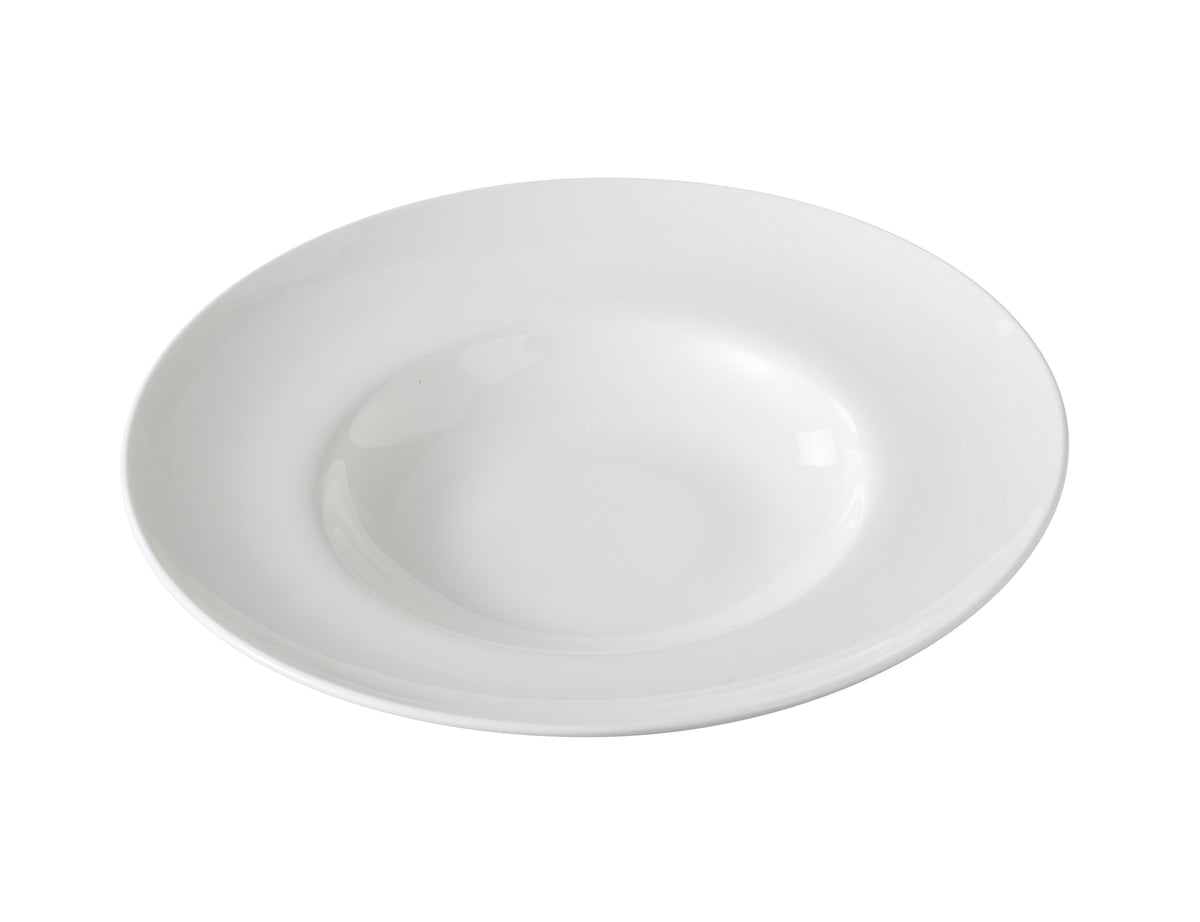 Yanco VS-810 Pasta Bowl, 15 oz, 10.5" Dia x 2.1" H, White China, Dishwasher Safe - Case of 12