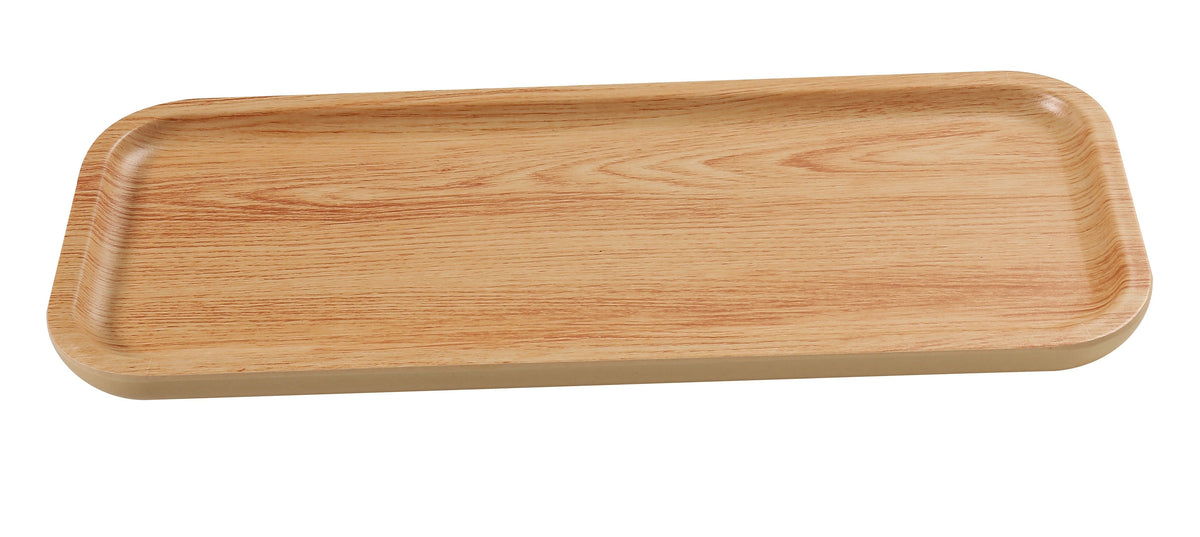 Yanco WD-2213 Melamine Plate, Golden Oak, 12.875" W x 0.75" D x 5" H, 10"-12" Side - Case of 12