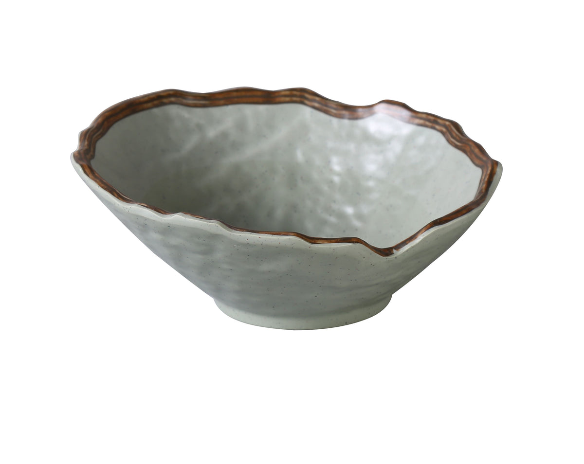 Yanco YO-5109 - 28 Oz Matte Green Melamine Round Bowl 9" Diameter, Dishwasher Safe - Case of 48