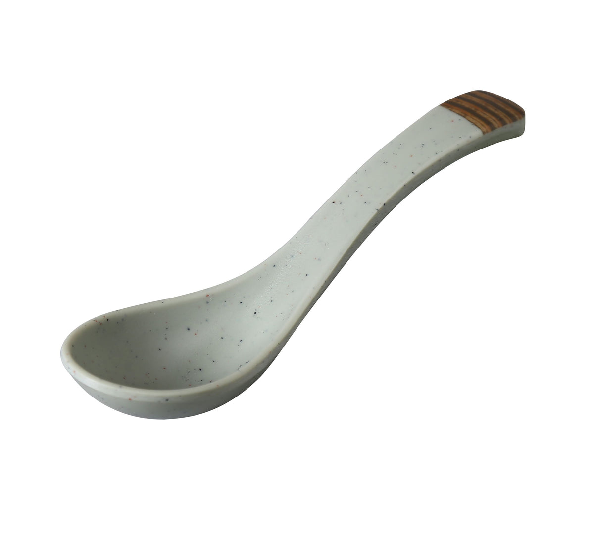Yanco YO-7001 - 6" Matte Green Melamine Chinese Soup Spoon, Dishwasher Safe - Case of 72