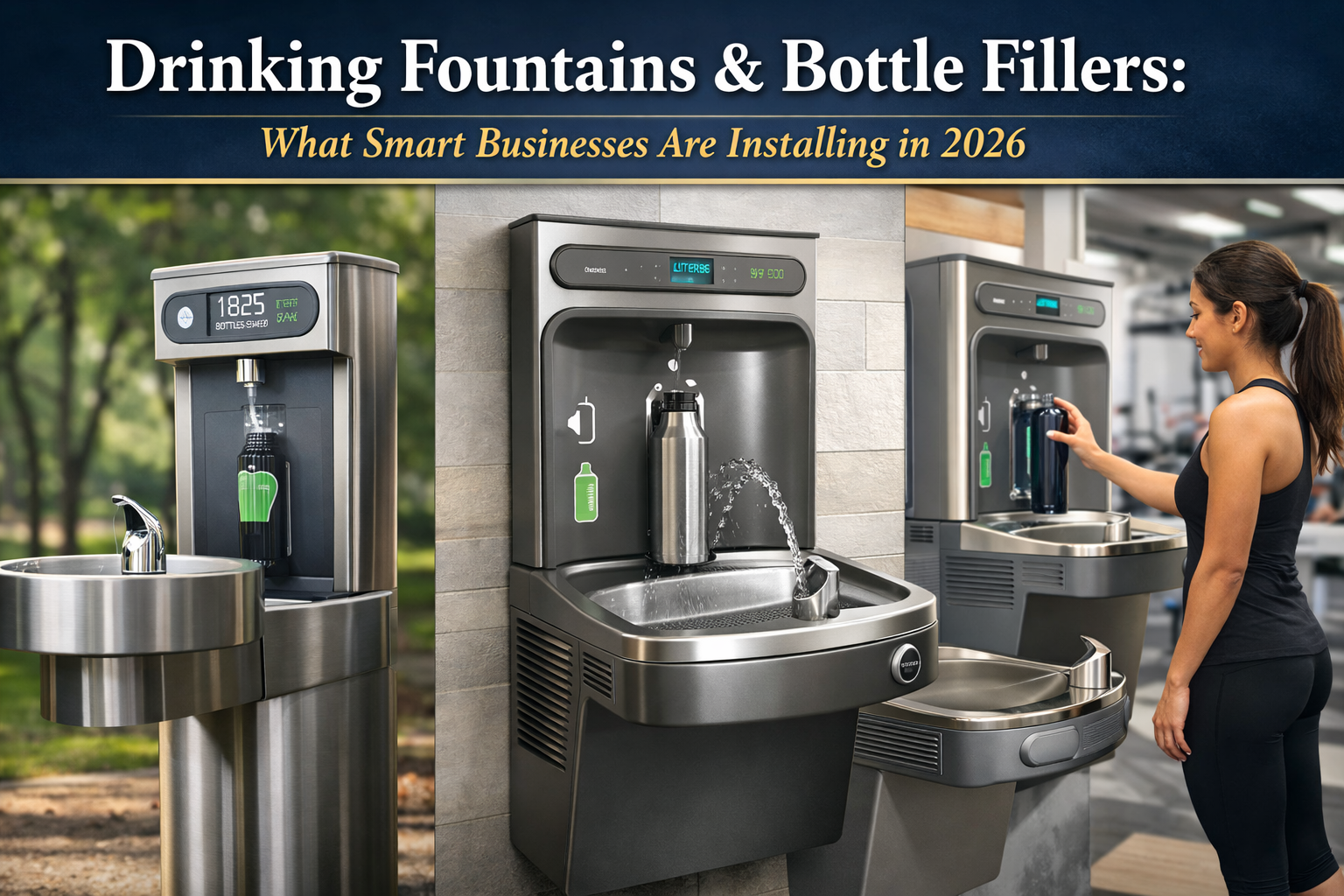 Drinking Fountains & Bottle Fillers