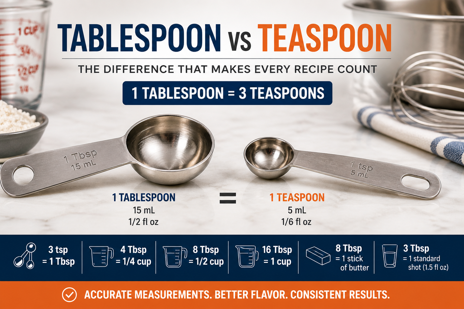 tablespoon vs teaspoon