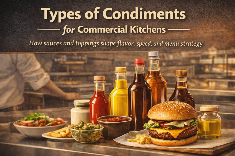 Different Condiments Names Types of Condiments: Complete Guide for Commercial Kitchens