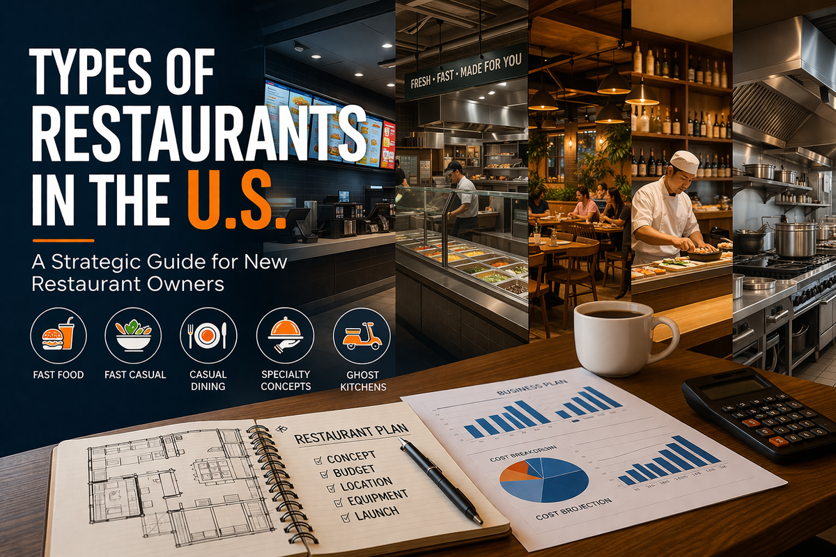Types of Restaurants in the U.S. (Complete Guide for New Owners)