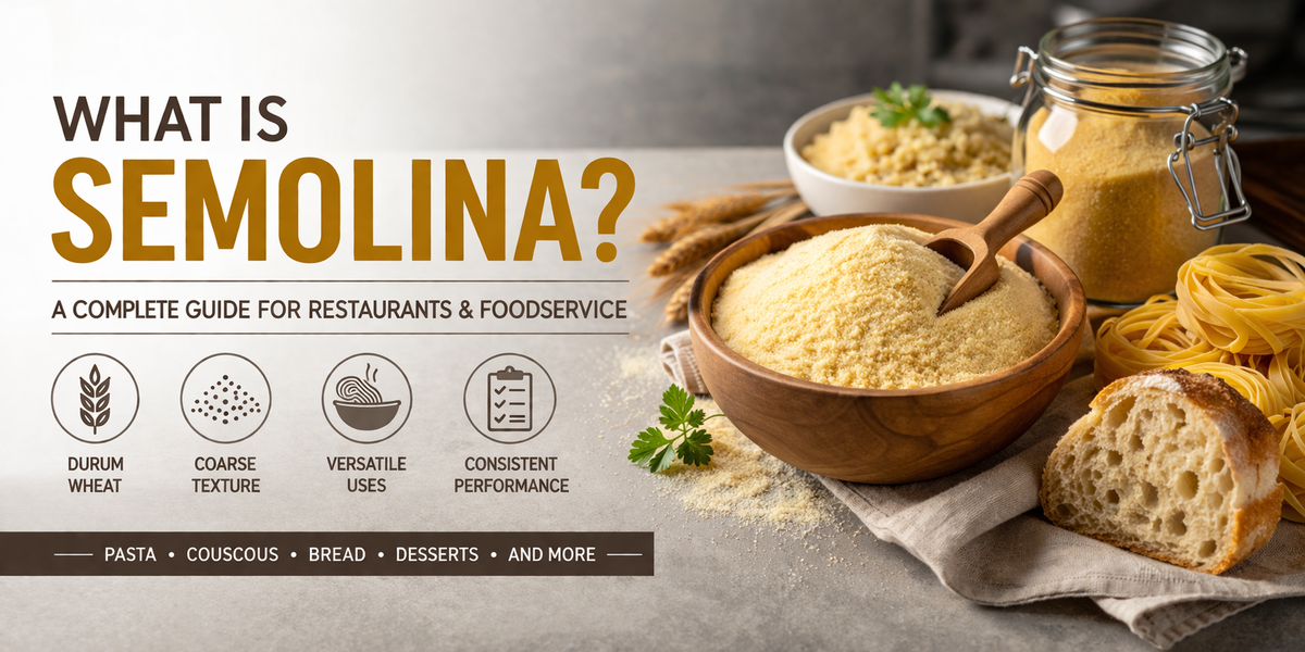 What Is Semolina Flour? Uses, Benefits & Why It Matters in Foodservice