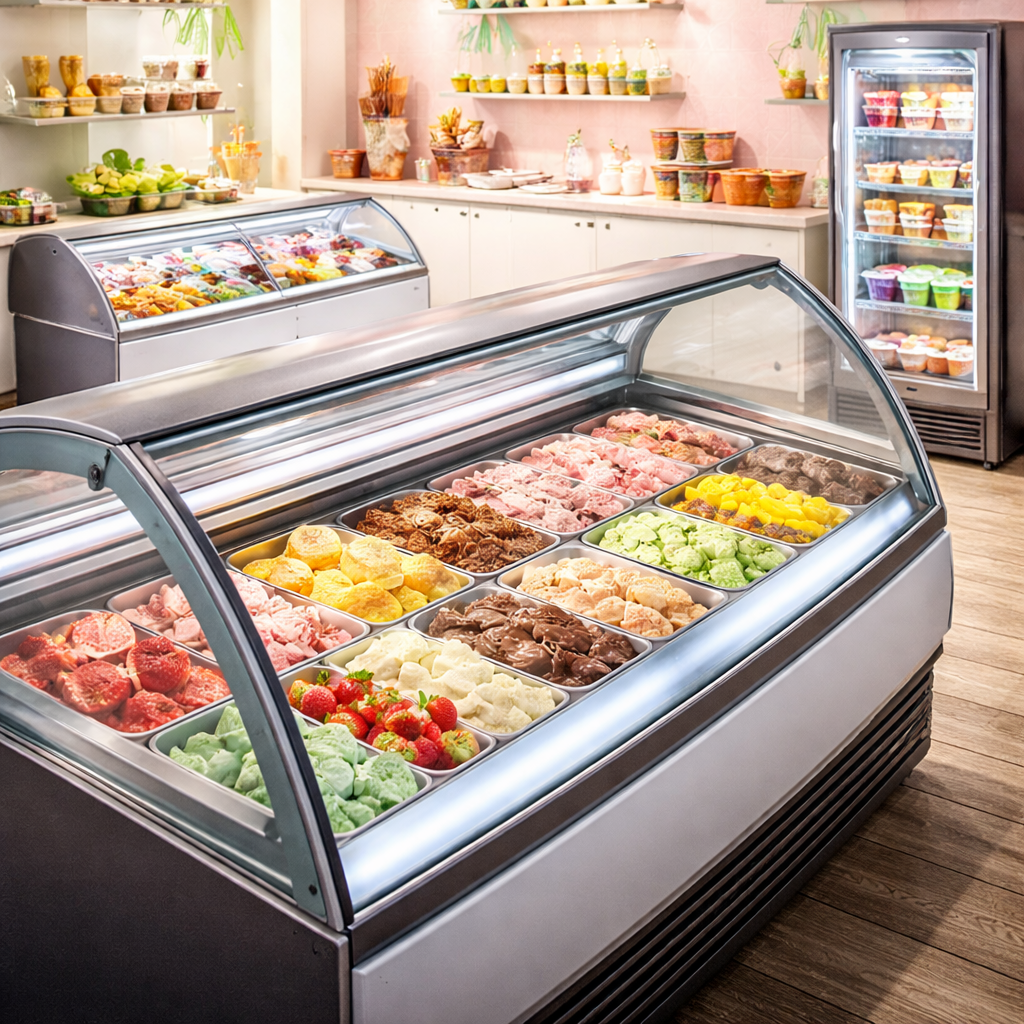 Ice Cream Display Freezers