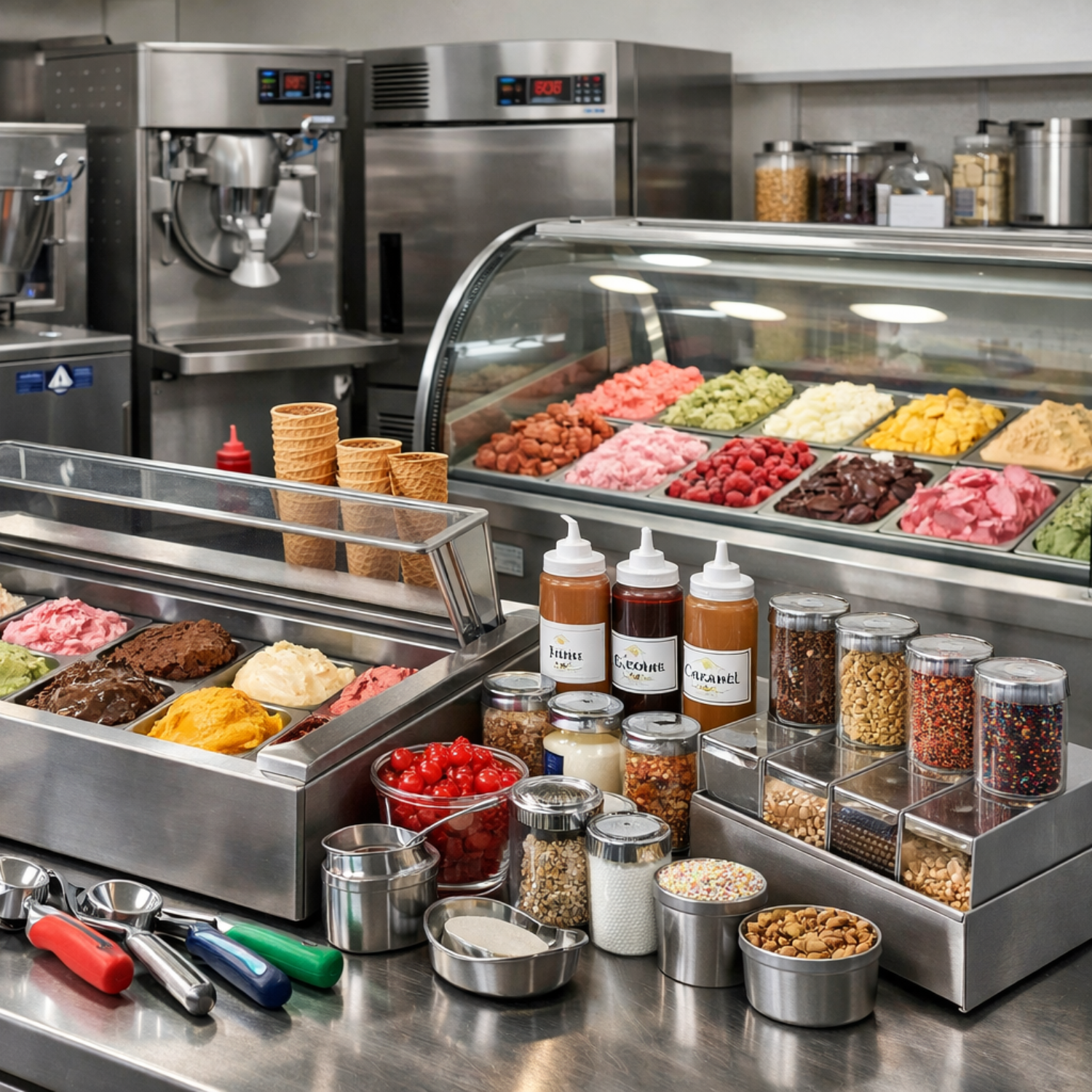ice cream shop equipment