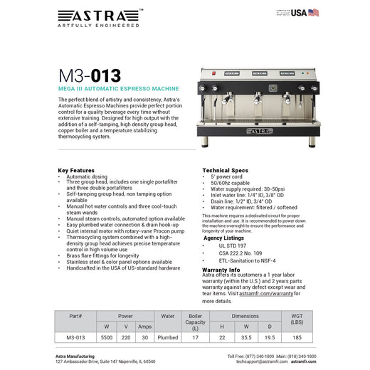Spec Sheet