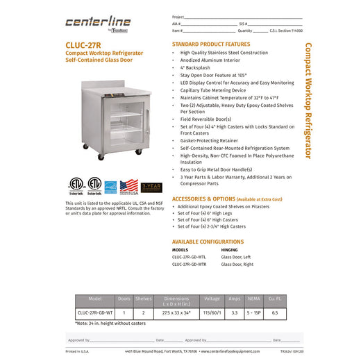 Spec Sheet