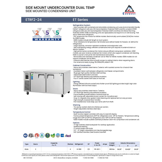 Spec Sheet