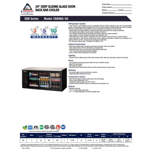 Spec Sheet