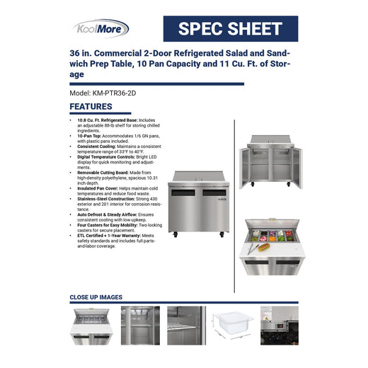 Spec Sheet