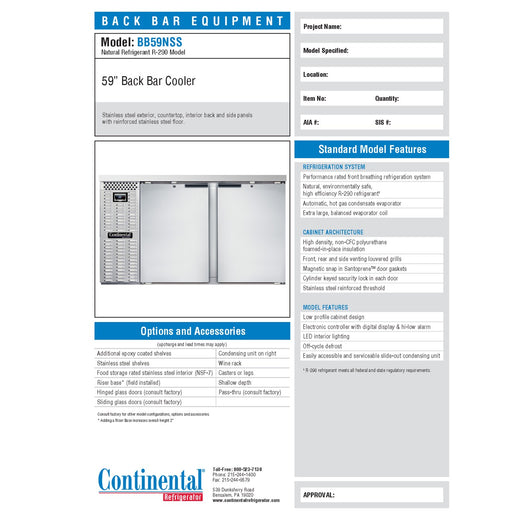 Spec Sheet