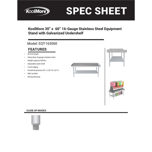 Spec Sheet