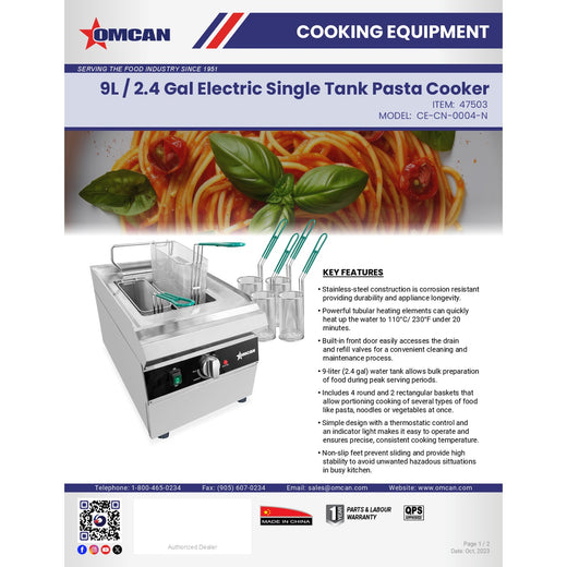 Spec Sheet