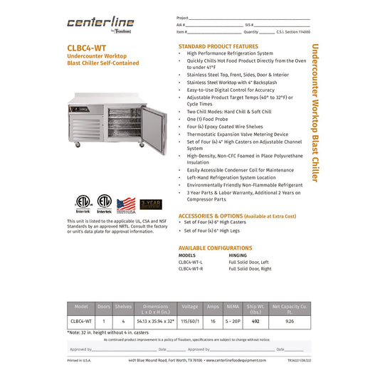Spec Sheet