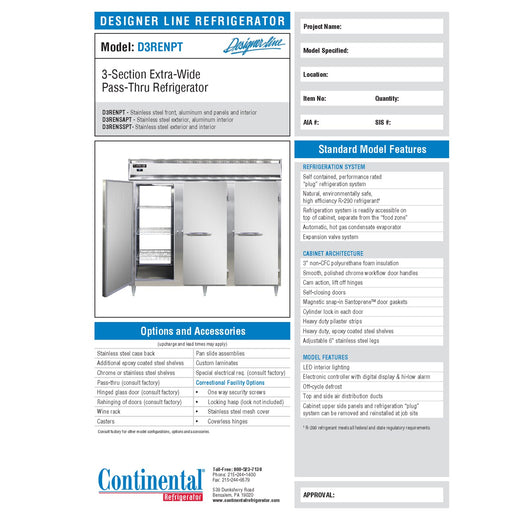 Spec Sheet