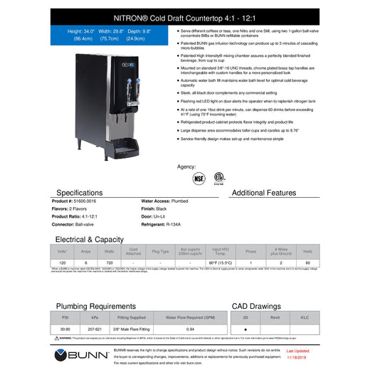 Spec Sheet