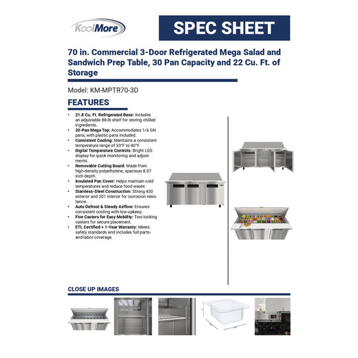 Spec Sheet