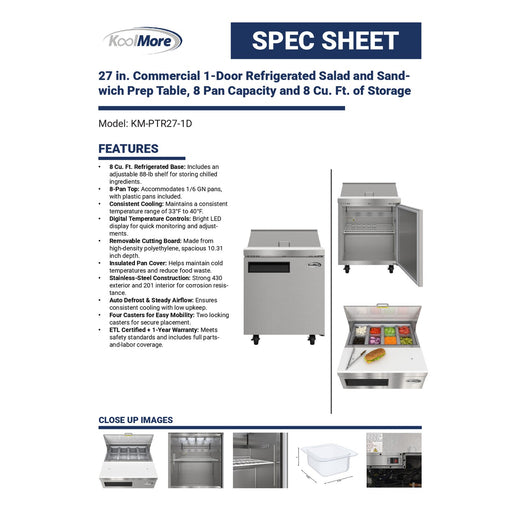 Spec Sheet