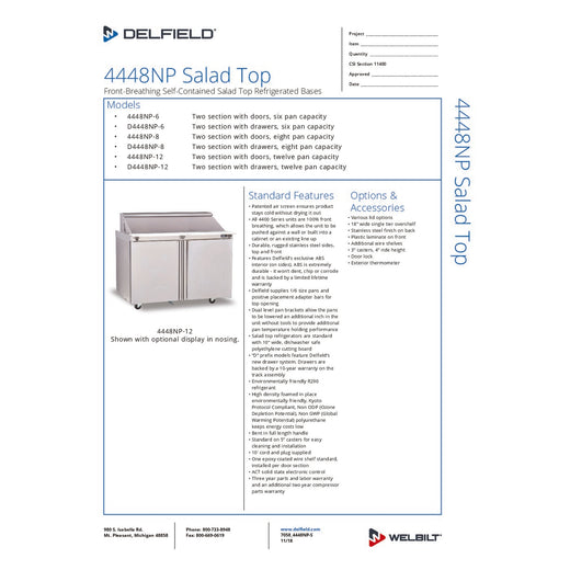 Spec Sheet
