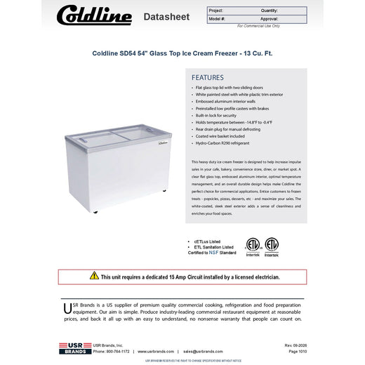 Spec Sheet