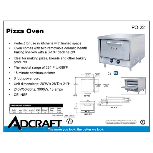 PO-22 Spec Sheet