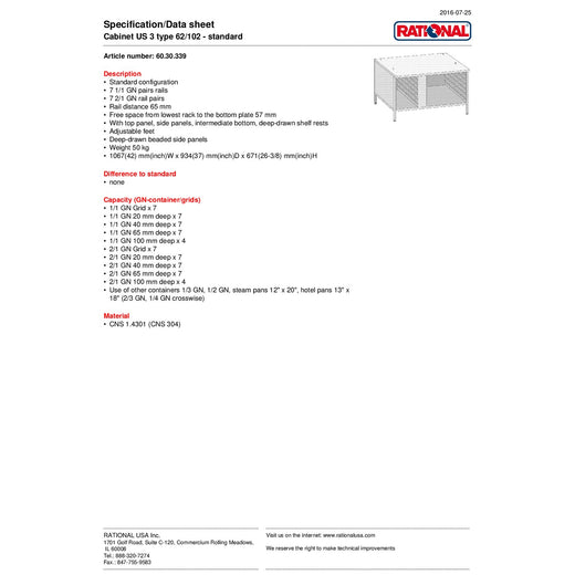 Spec Sheet