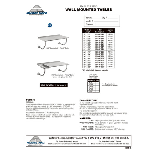 Spec Sheet