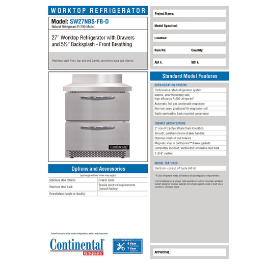Spec Sheet