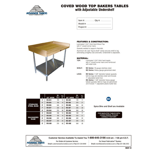 Spec Sheet