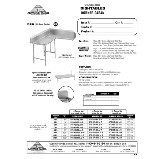 Spec Sheet