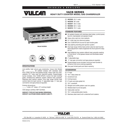 Spec Sheet