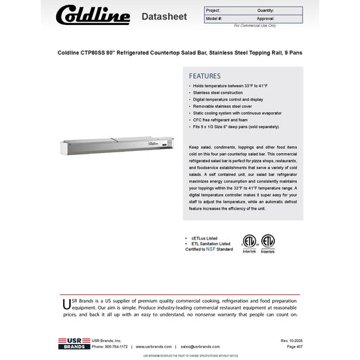 Spec Sheet
