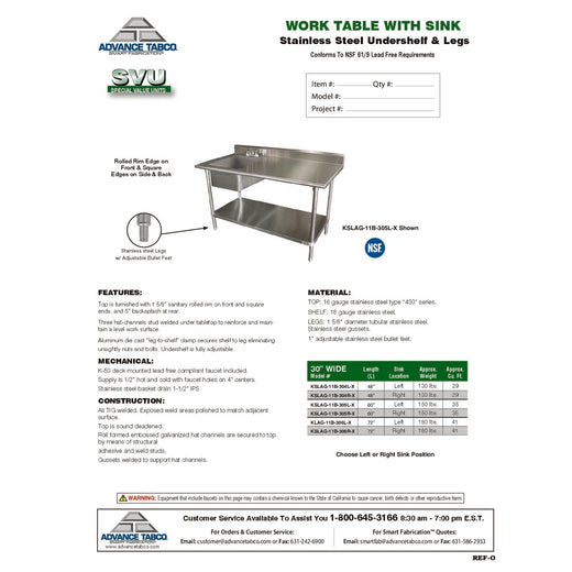 Spec Sheet