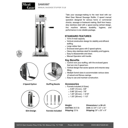 Spec Sheet