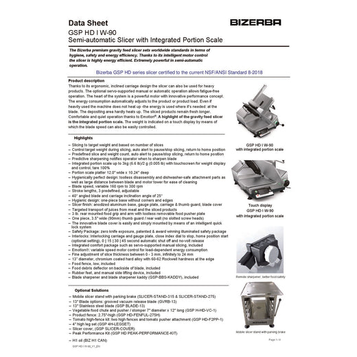 Spec Sheet