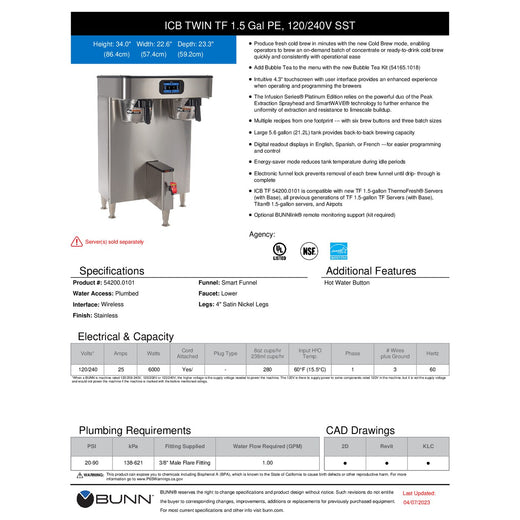 Spec Sheet