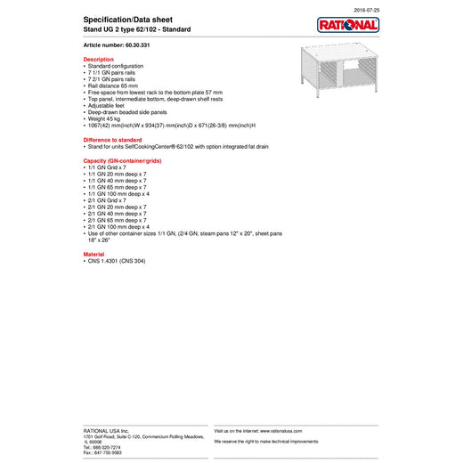 Spec Sheet