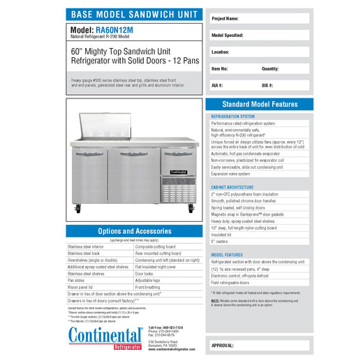 Spec Sheet