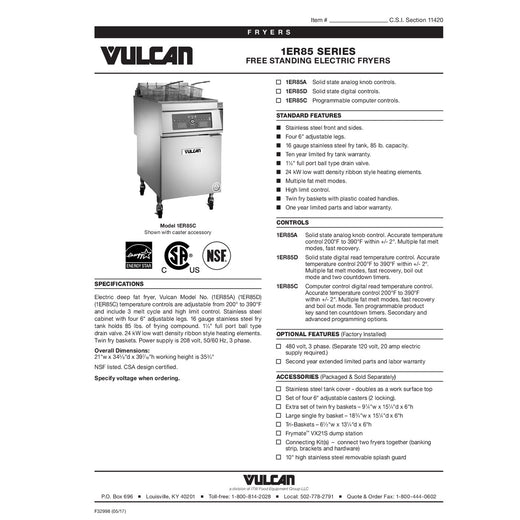 Spec Sheet