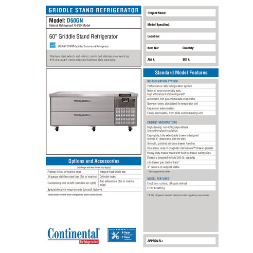Spec Sheet