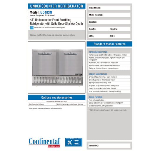 Spec Sheet